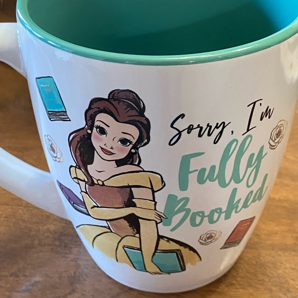 Disney Other - Disney Belle 'Fully Booked' Mug